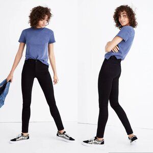 Madewell Roadtripper Skinny Jeans Bennett Black Size 26